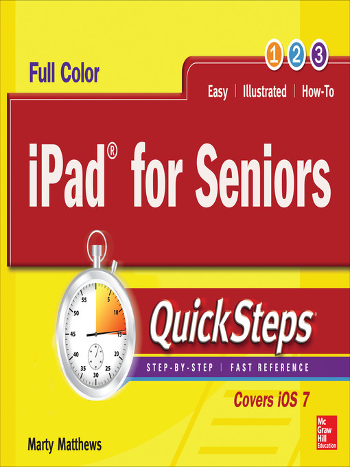 Title details for iPad for Seniors QuickSteps by Marty Matthews - Wait list
